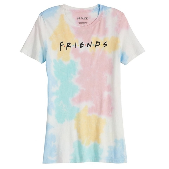 FRIENDS New Effect Tee  Short Sleeve  Cotton  Crew Neck  Girls S (7/8)  NEW - Picture 2 of 5
